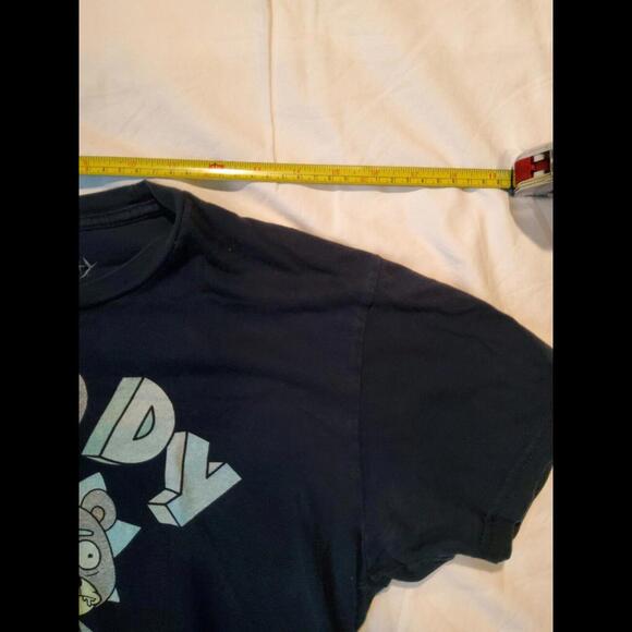 Rick & Morty Teddy Rick Blue Juniors T-Shirt S Adult Swim Small - Picture 4 of 6